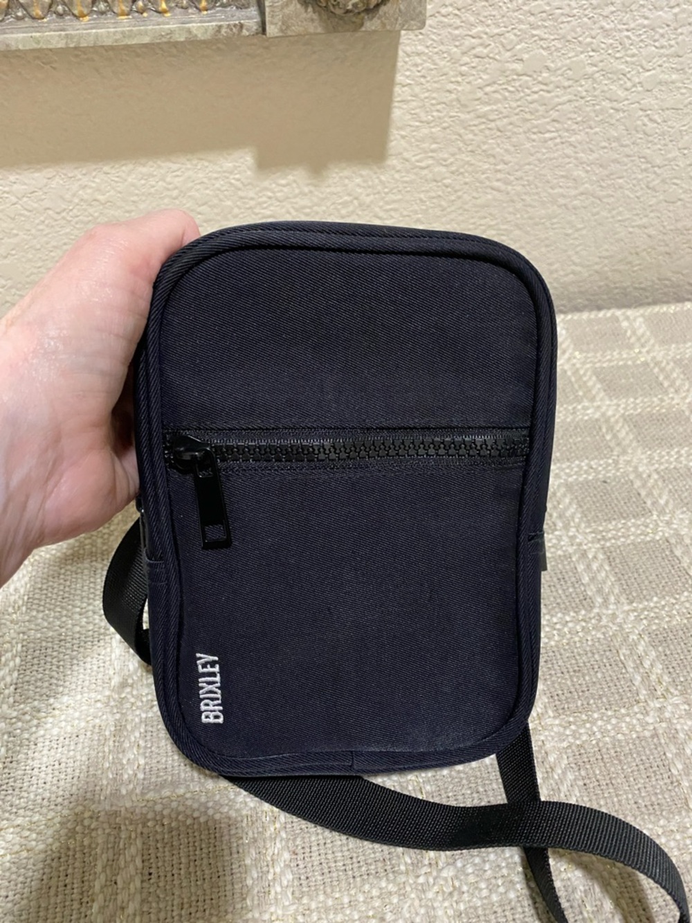Brixley Black Crossbody Organizer Bag for Men - Picture 7 of 8